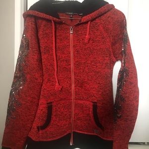 Miss Me zip up hoodie